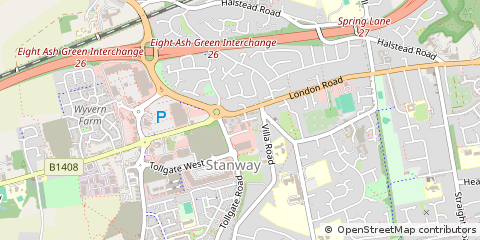 Map of Colchester, Essex
