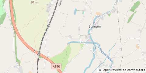 Map of Kendal, Cumbria