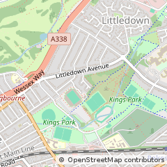 Map of Bournemouth, Dorset