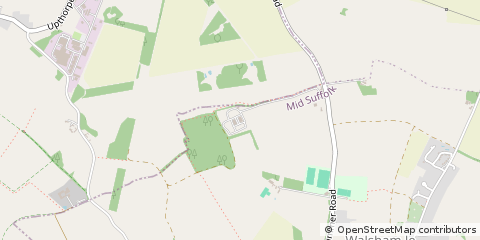 Map of Bury ST. Edmunds, Suffolk