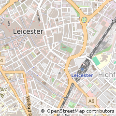 Map of Leicester