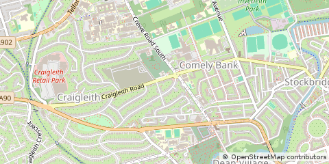Map of Edinburgh, Lothian