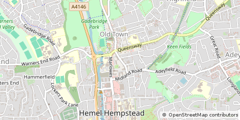 Map of Hertfordshire