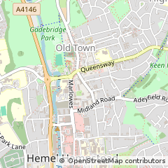 Map of Hertfordshire