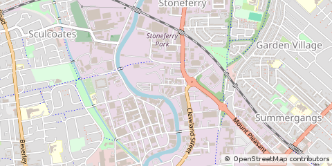 Map of Hull, East Yorkshire