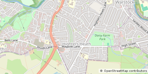 Map of Birmingham