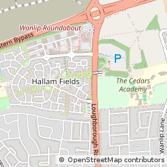 Map of Leicester