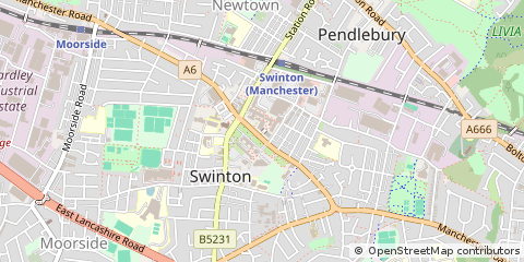 Map of Manchester