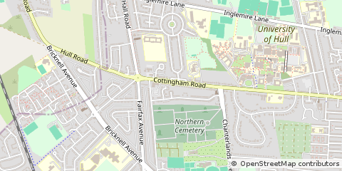 Map of Hull, North Humberside