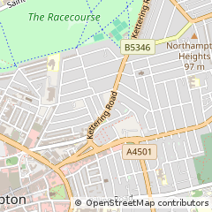 Map of Northampton