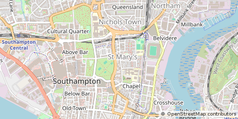 Map of Southampton
