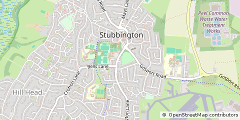 Map of Fareham