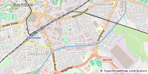 Map of Rochdale