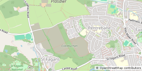 Map of Cardiff
