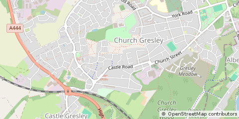 Map of Castle Gresley