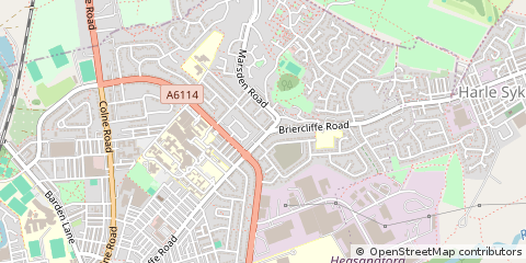 Map of Burnley