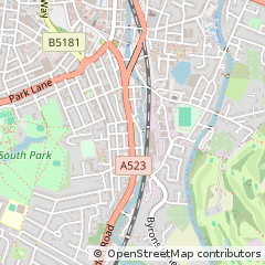 Map of Macclesfield, Cheshire