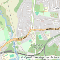 Map of Croxley Green, Hertfordshire