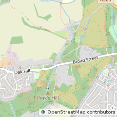 Map of Guildford, Surrey