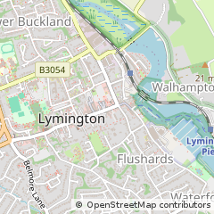 Map of Lymington, Hampshire