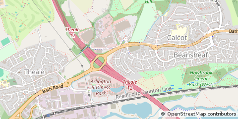 Map of Reading, Berkshire