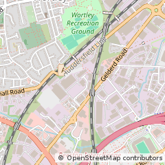 Map of Leeds, West Yorkshire