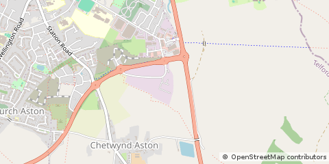 Map of Newport, Shropshire