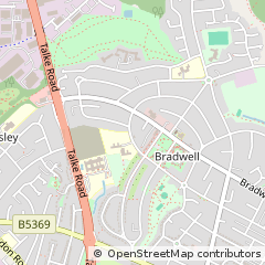 Map of Newcastle, Staffordshire