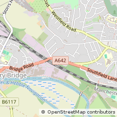 Map of Wakefield, West Yorkshire