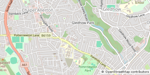 Map of Leeds