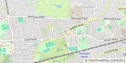 Map of Manchester, Greater Manchester
