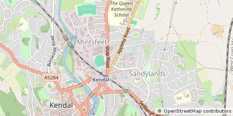Map of Appleby Road, Kendal