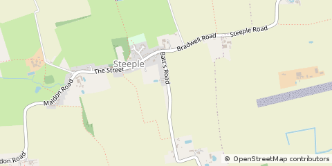 Map of Steeple, Essex