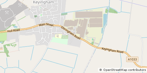 Map of Keyingham, East Yorkshire