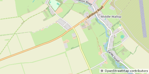 Map of Stockbridge, Hants
