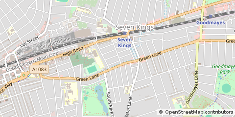 Map of Ilford