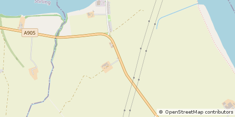 Map of Stirling, Stirlingshire