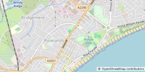 Map of Eastbourne, East Sussex