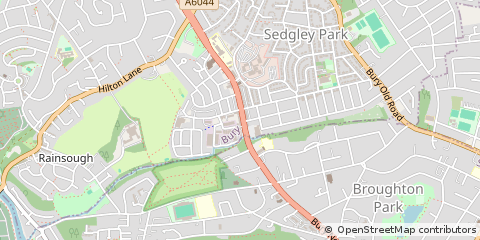 Map of Manchester