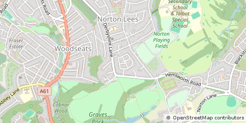 Map of Sheffield