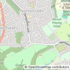 Map of Sheffield