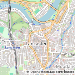 Map of Lancaster, Lancashire
