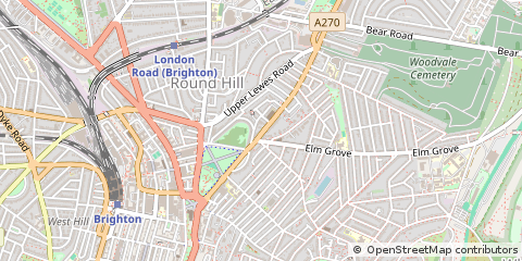 Map of Brighton
