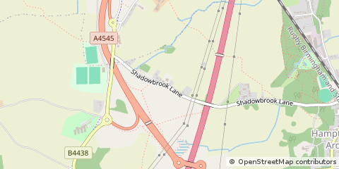 Map of Solihull, West Midlands