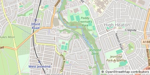 Map of Newcastle Upon Tyne