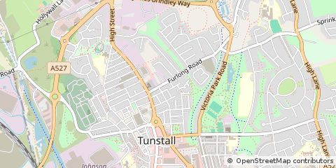 Map of Stoke-on-Trent