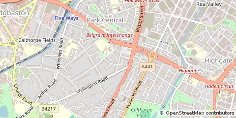 Map of Birmingham