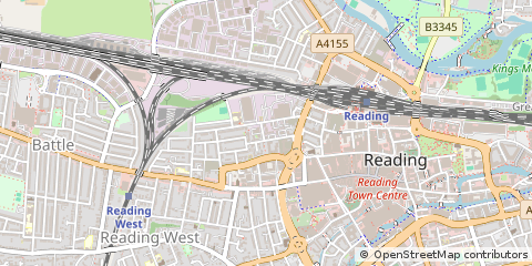 Map of Reading