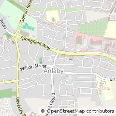 Map of Cottingham, East Riding of Yorkshire