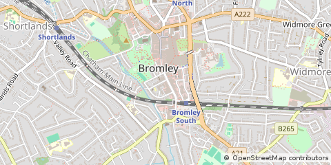 Map of Bromley
